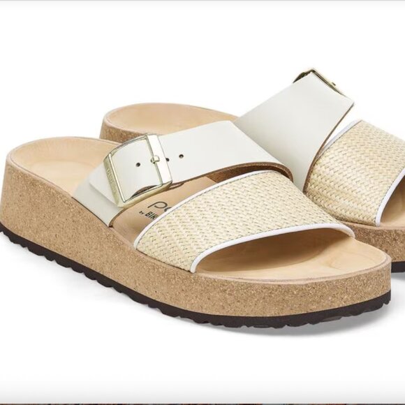 Birkenstock Papillio Almina Sandals – Beige with Raffia Detail 🤎 - Picture 15 of 16